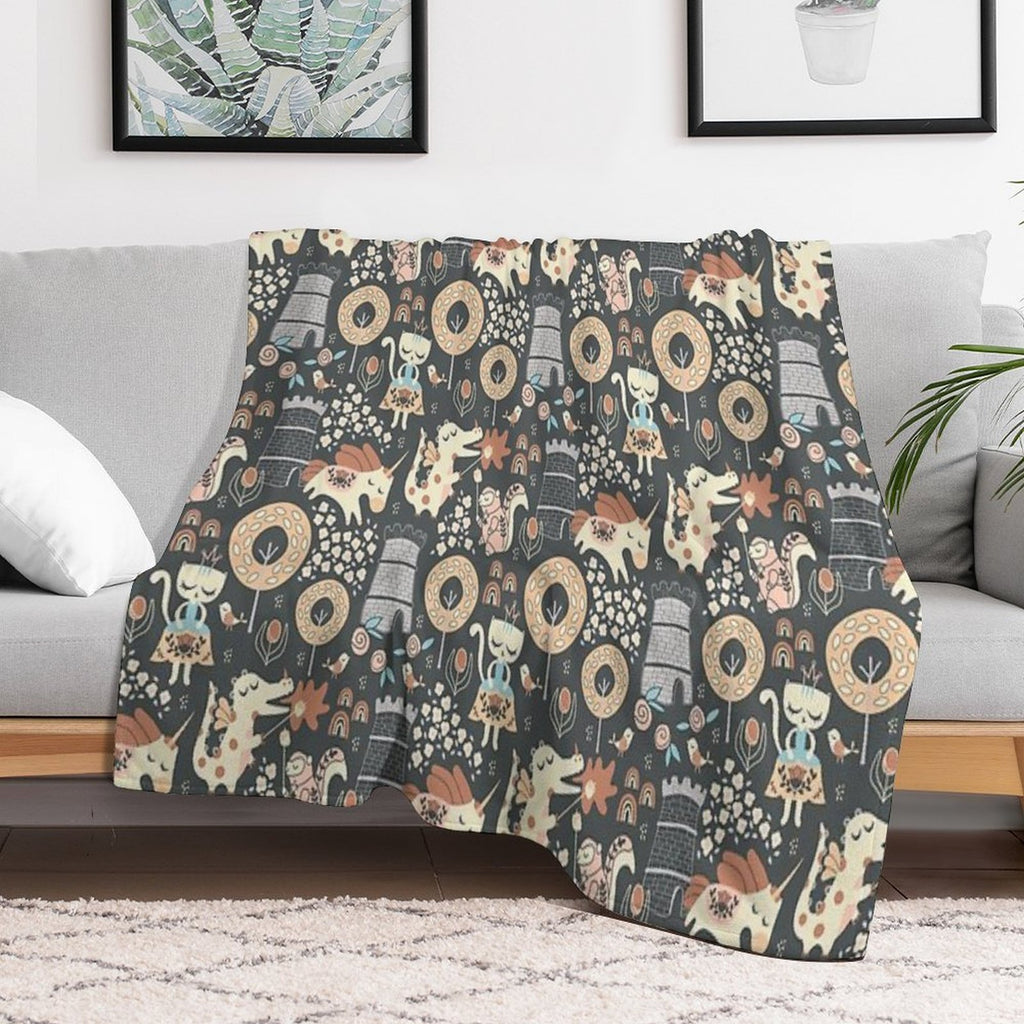 Animal Kingdom Lightweight Throw Blanket