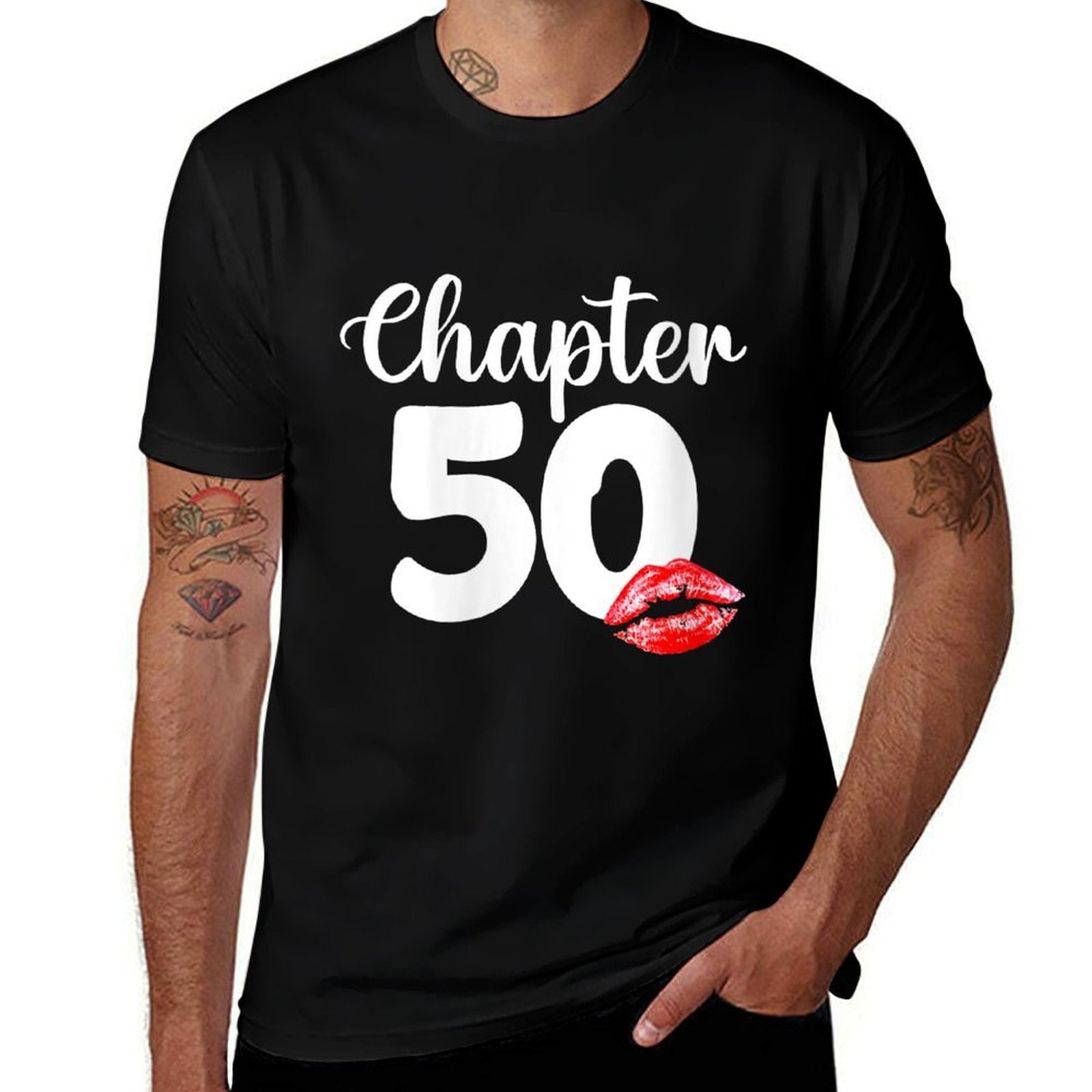 Womens 50th Birthday Decorations Women Chapter 50 Year Old Birthday  Quick-drying T-Shirt