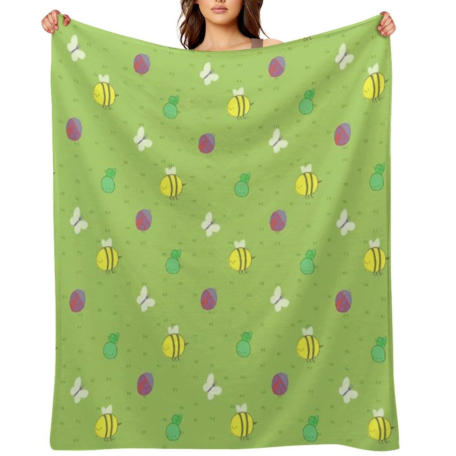Adventure Time™ End Credits Pattern Durable Throw Blanket