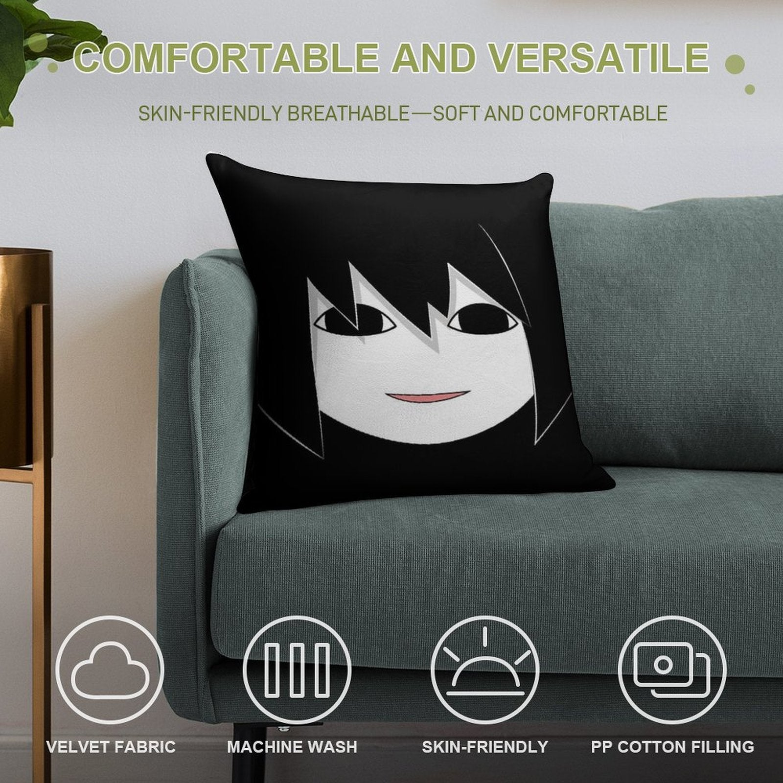 Oshino Ougi Soft Gift Ready Throw Pillow
