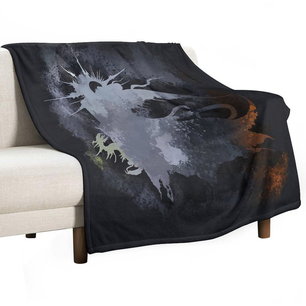 Final Fantasy XV Logo Plush Throw Blanket