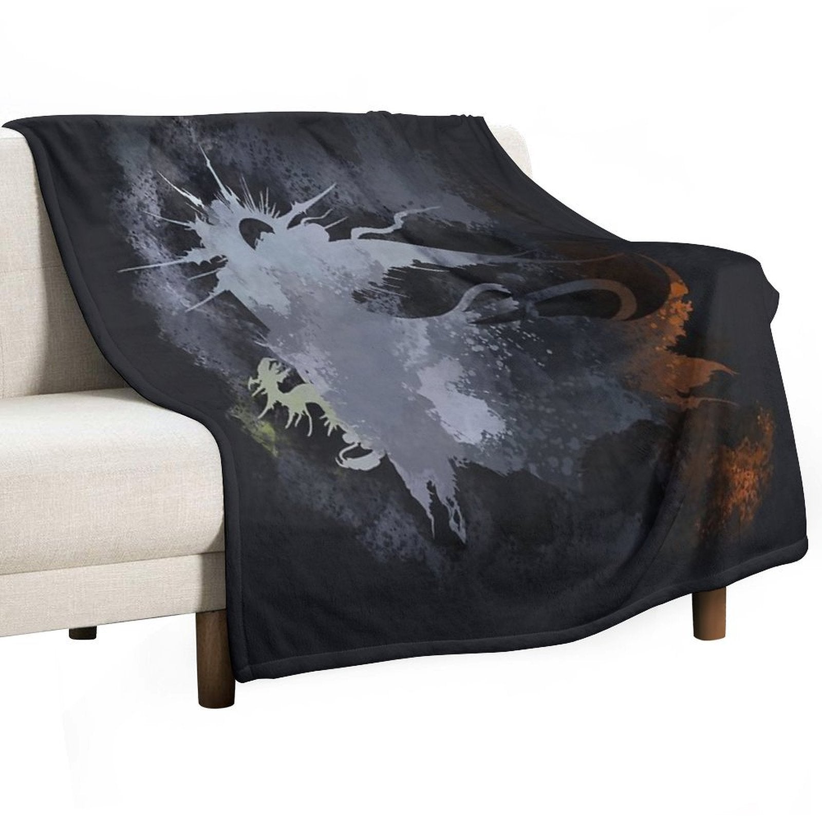 Final Fantasy XV Logo Plush Throw Blanket