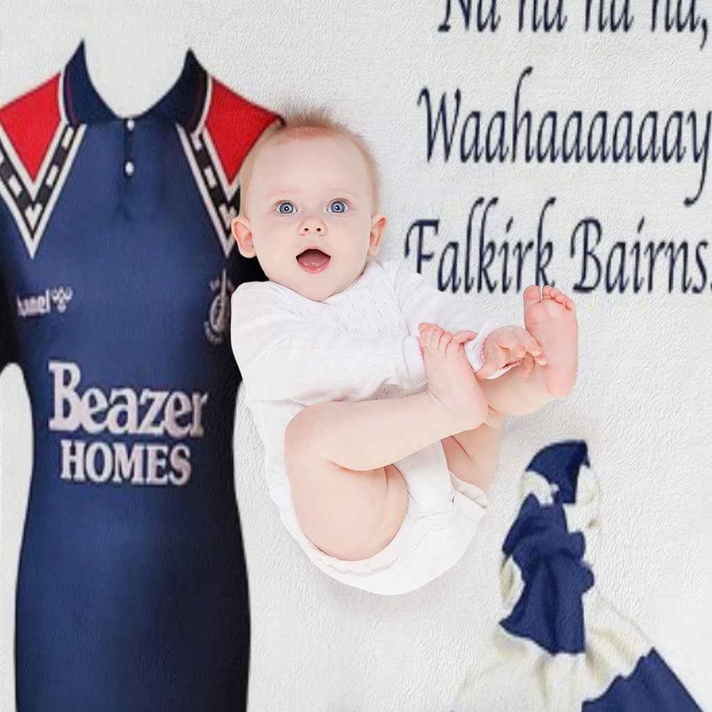 Falkirk Fc Compact Throw Blanket