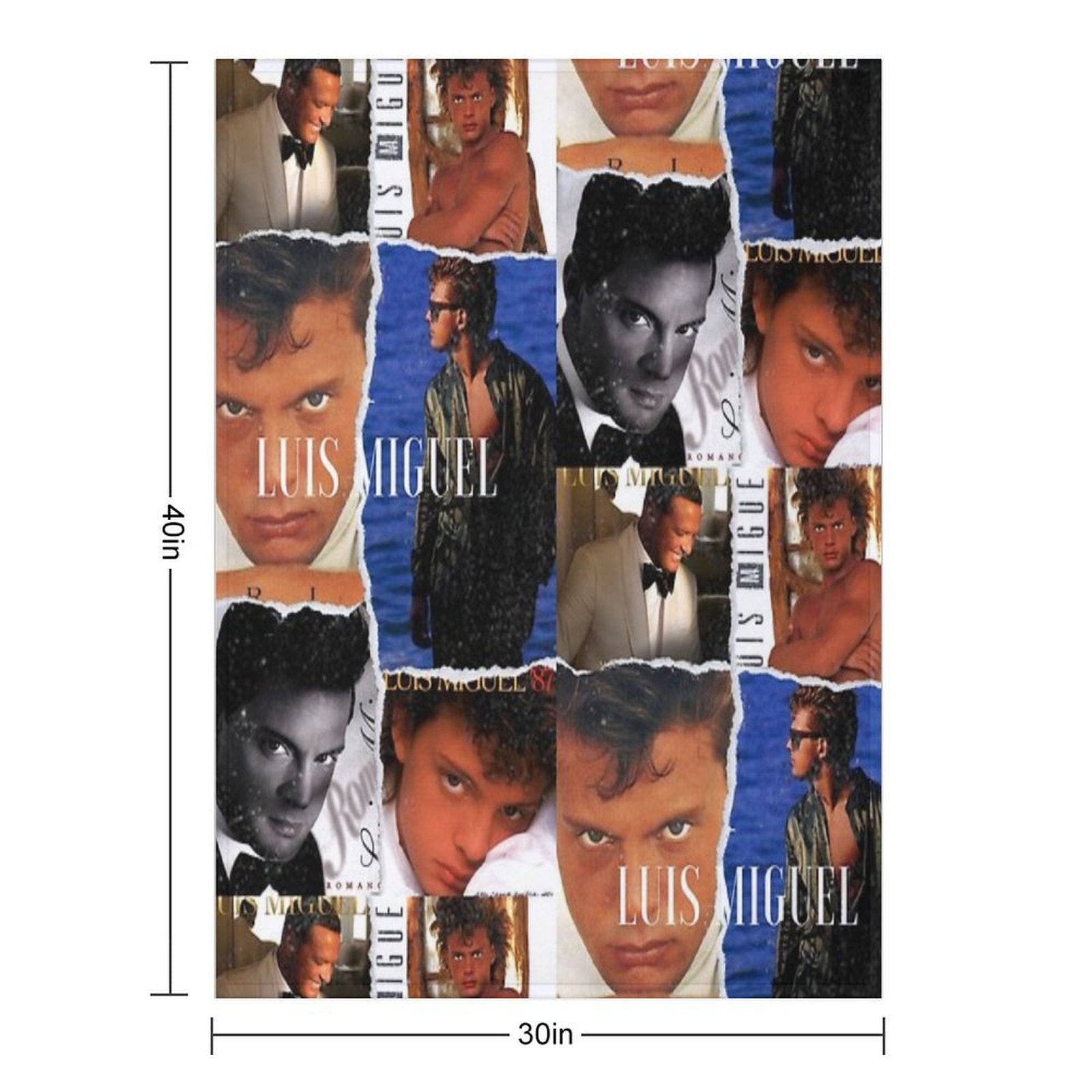 Luismi Albums Gift-ready Throw Blanket