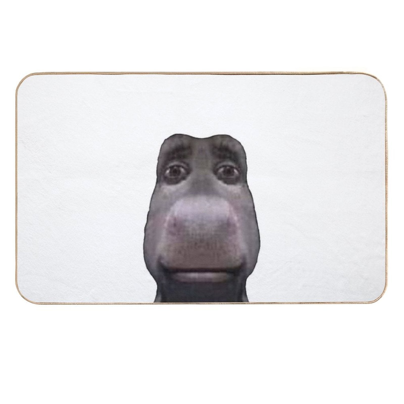 Donkey Stares Into Your Soul  Long-Lasting Bath Mat
