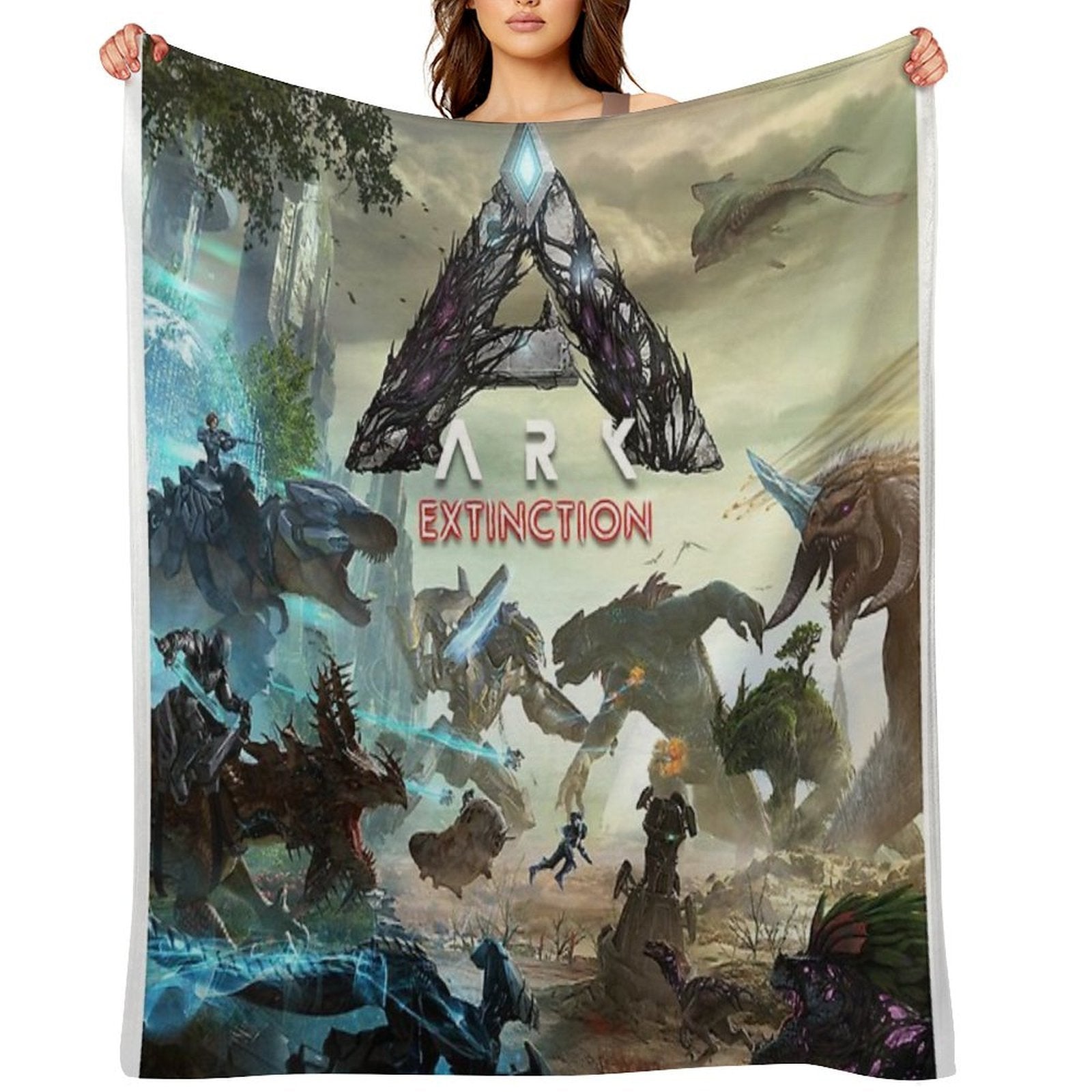 Ark Extinction Anti-pilling Throw Blanket