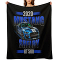 2020 Shelby GT 500 Velvety-soft Throw Blanket