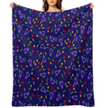 Arcade Carpet Easy Care Throw Blanket
