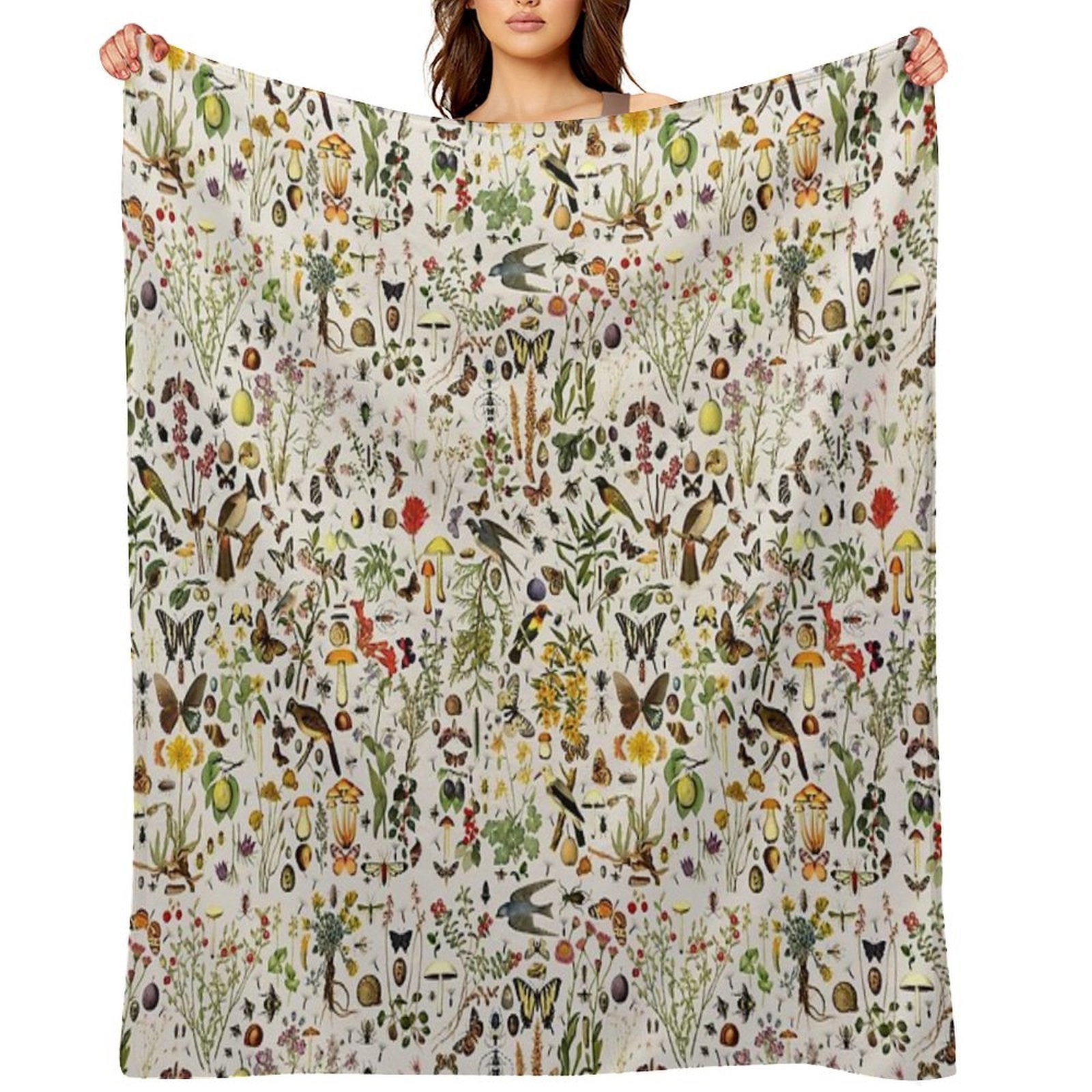 Biology of America USA Compact Throw Blanket