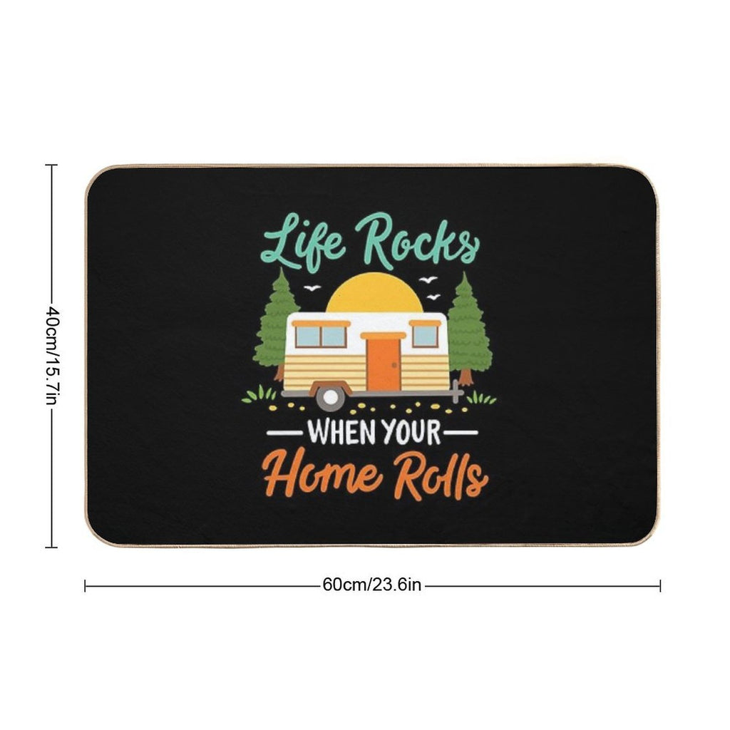 RV Camping RV Camper  Versatile Bath Mat