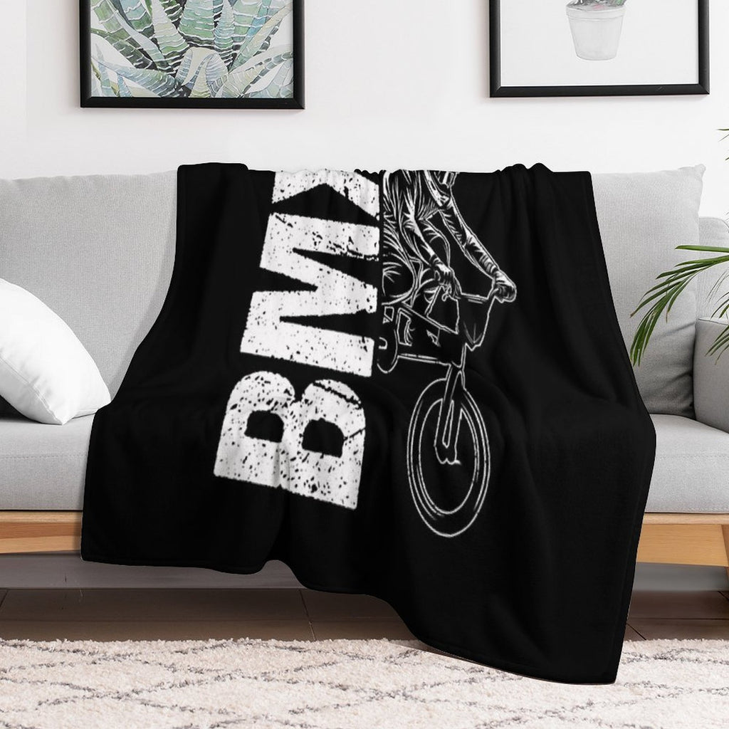 BMX Bike Hobby Sport BMX Gift Idea Comfort Throw Blanket