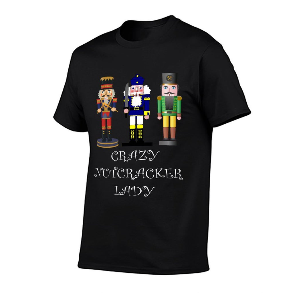 Crazy Nutcracker Lady  Polyester Blend T-Shirt