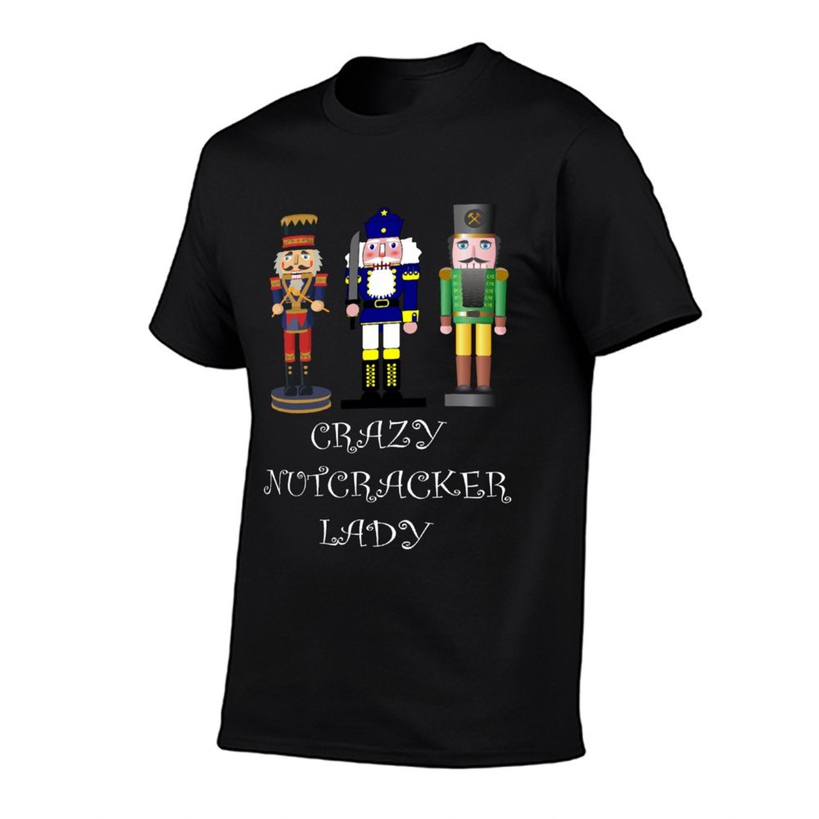 Crazy Nutcracker Lady  Polyester Blend T-Shirt