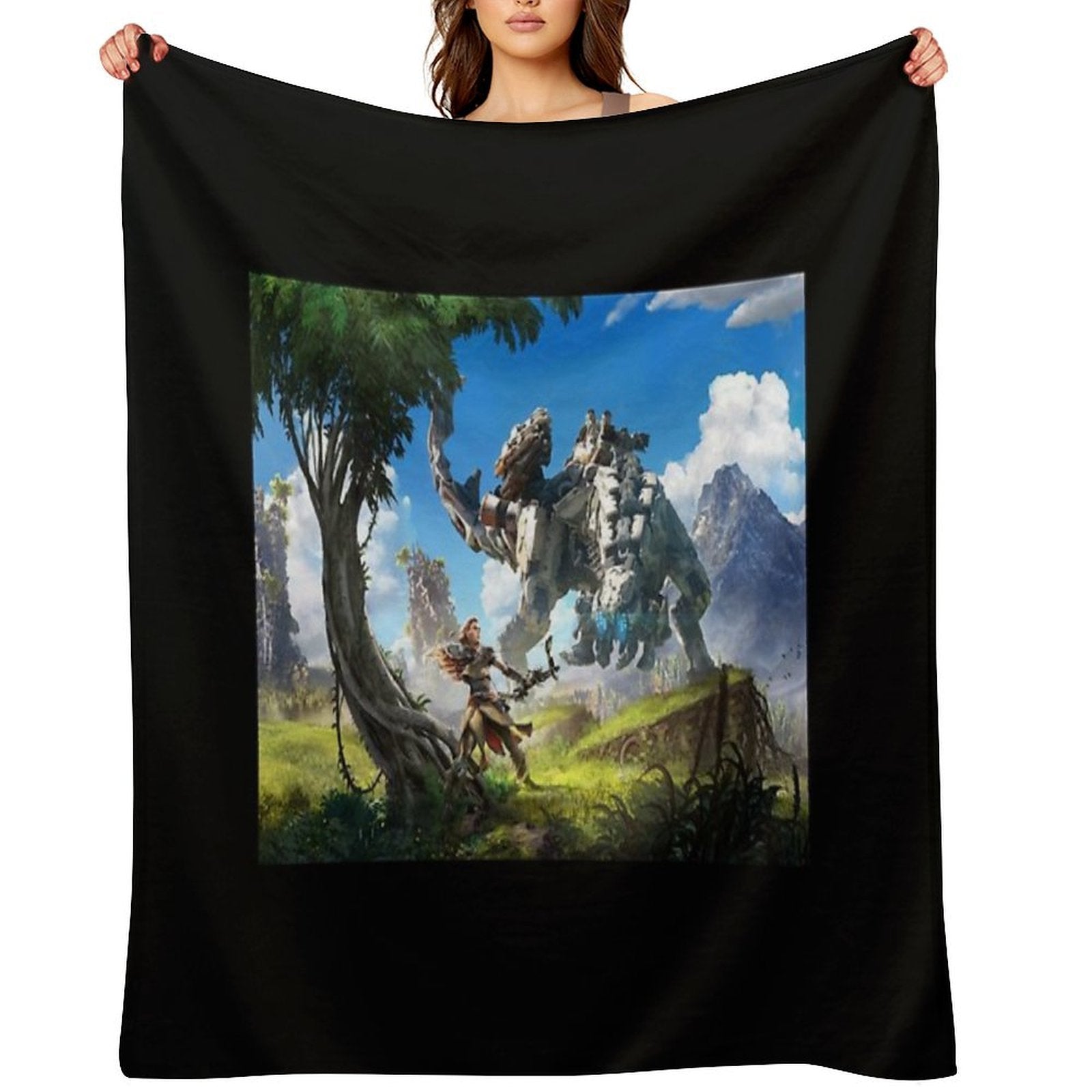 Horizon Game Zero Dawn Forbidden West All-season Throw Blanket