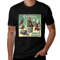 Festive Trash Pandas Collective Trashin Through The Snow Christmas Raccoon Funny Holiday  Vintage-inspired T-Shirt