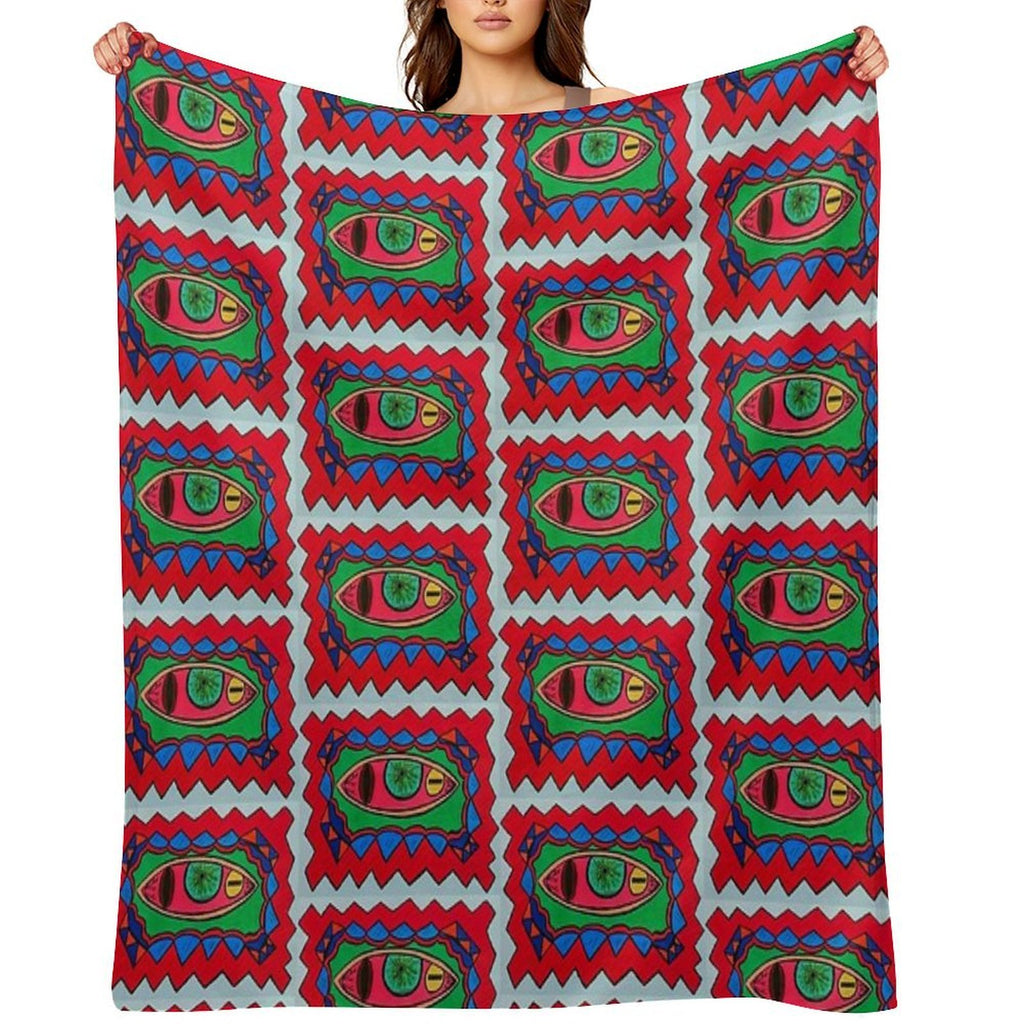 A Story of Looks Compact Throw Blanket