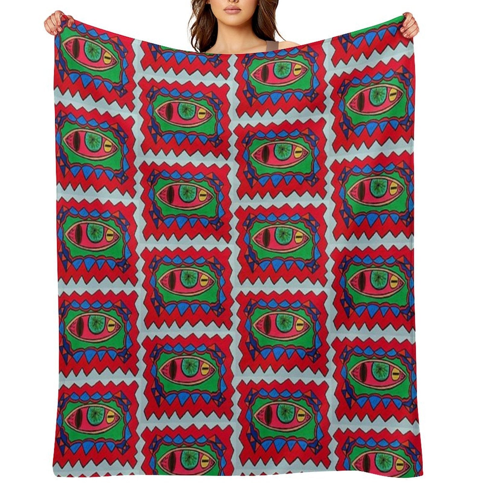 A Story of Looks Compact Throw Blanket