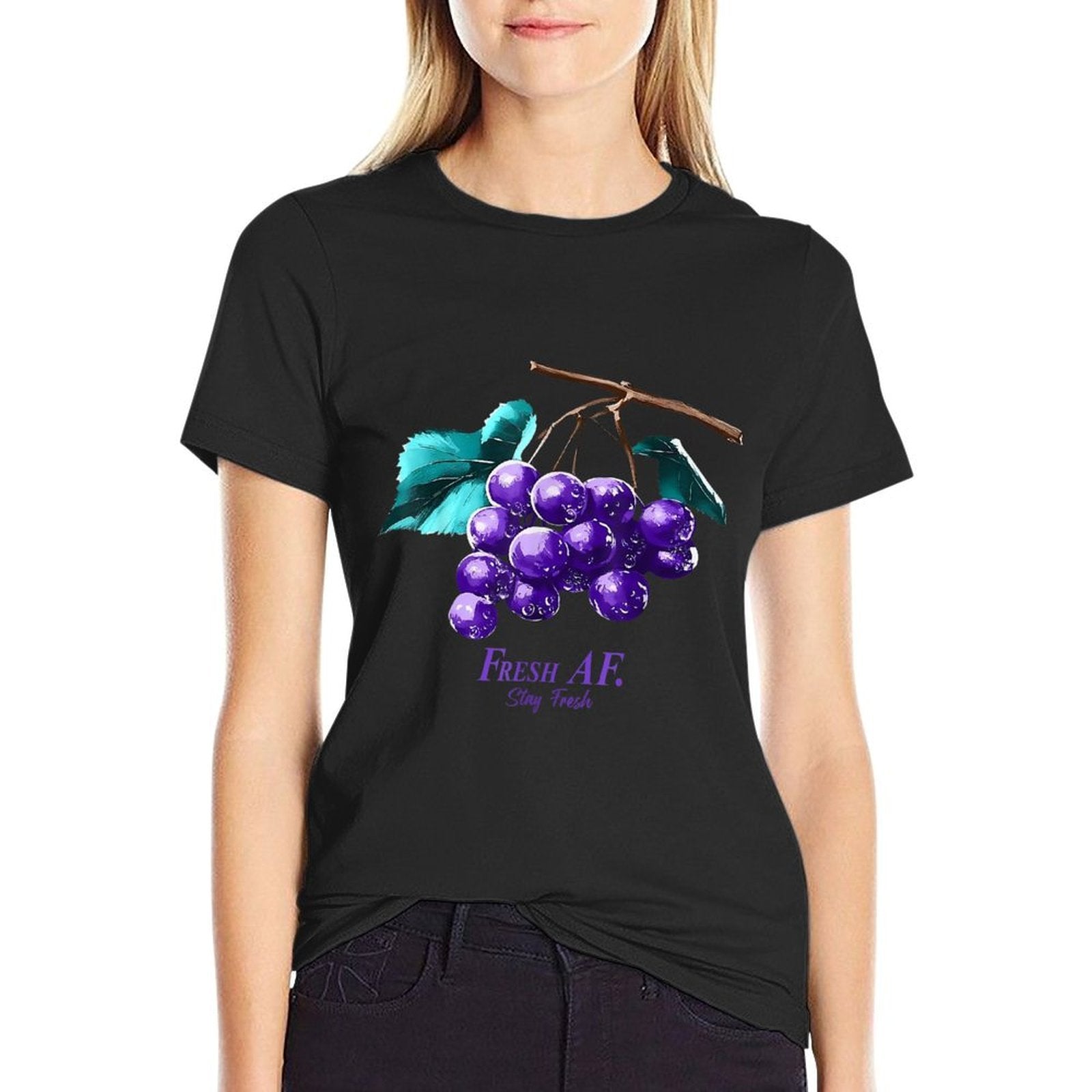 Fresh Grape Grape 5s Matching For Men Women  Tagless Design T-Shirt