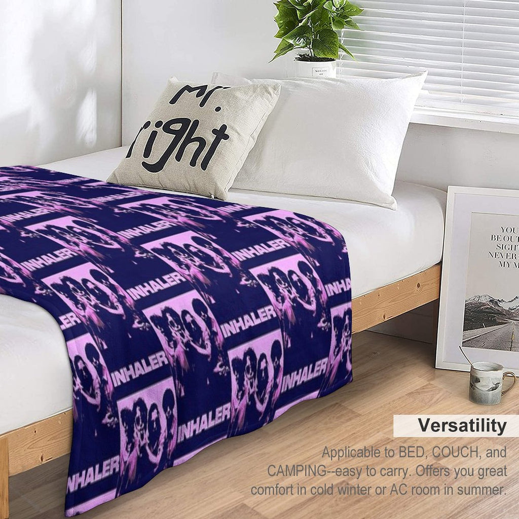 Inhaler Band Lightweight Throw Blanket