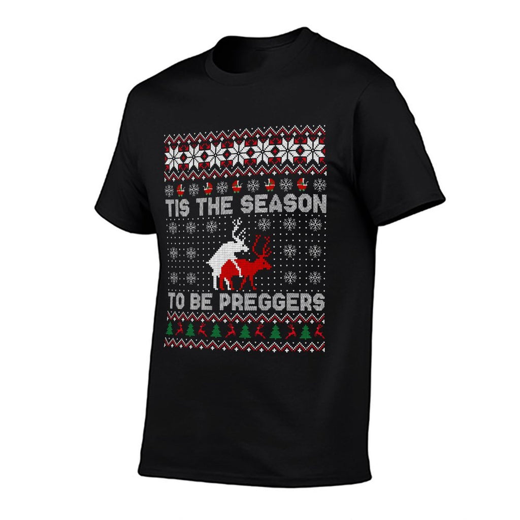 Tis The Season To Be Pregnant Ugly Christmas Sweatshirt Gift Sweatshirt  Affordable Price T-Shirt