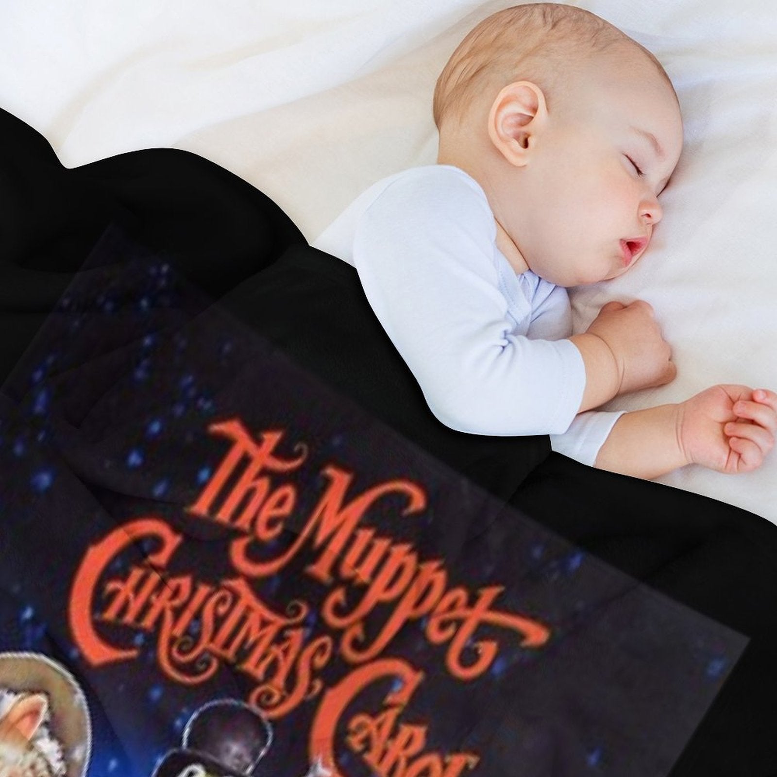 The Muppet Christmas Vitnage Comfort Throw Blanket