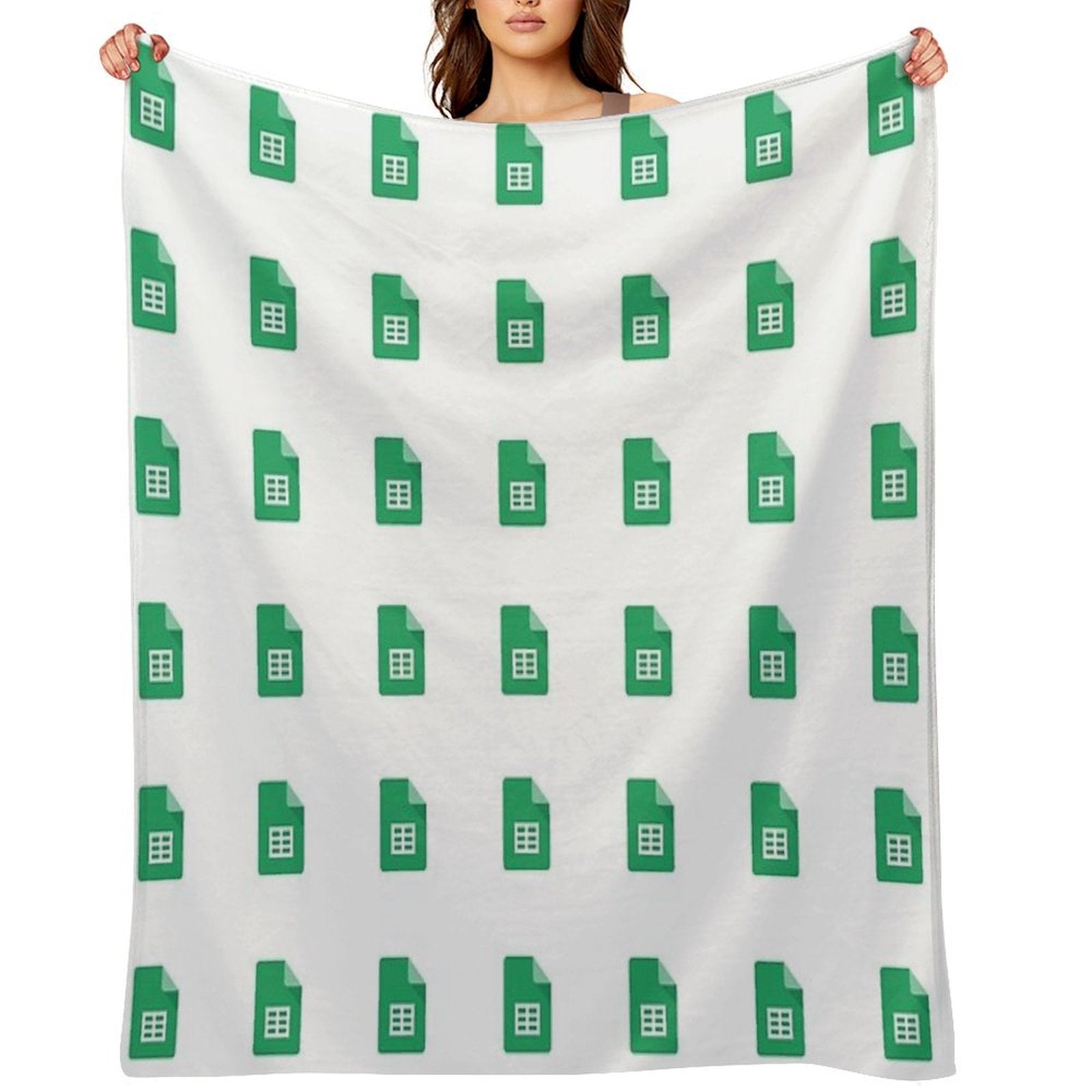Google Sheets Durable Throw Blanket