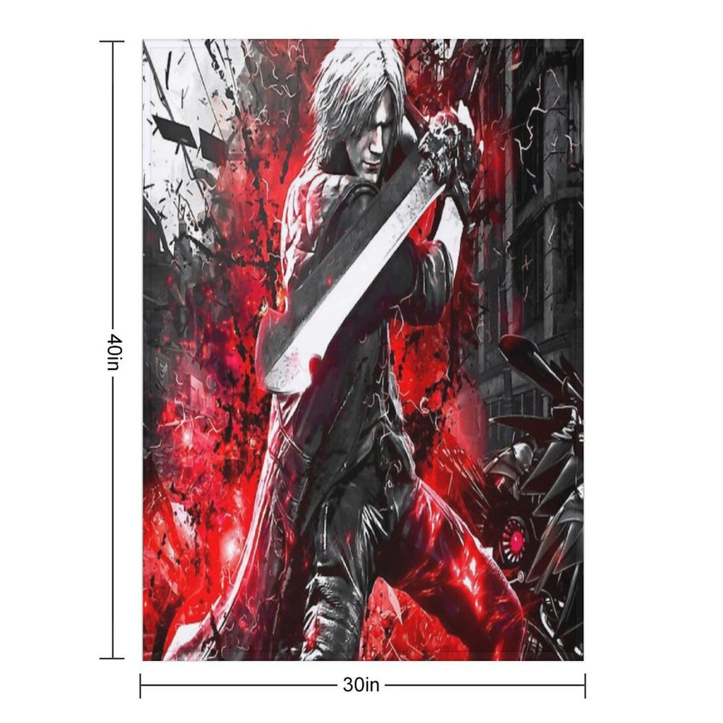 Devil May Cry 5 Dante Premium Throw Blanket