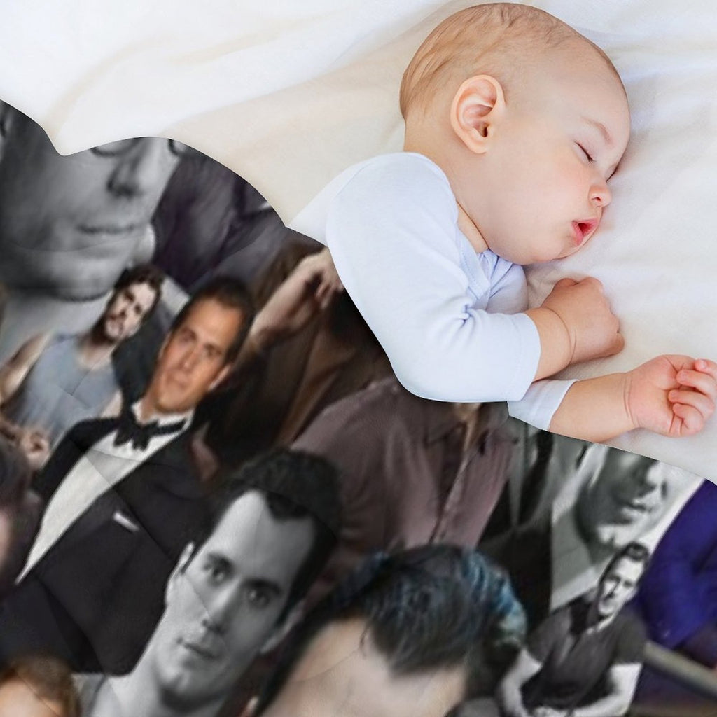 Henry Cavill Collage Lightweight Throw Blanket
