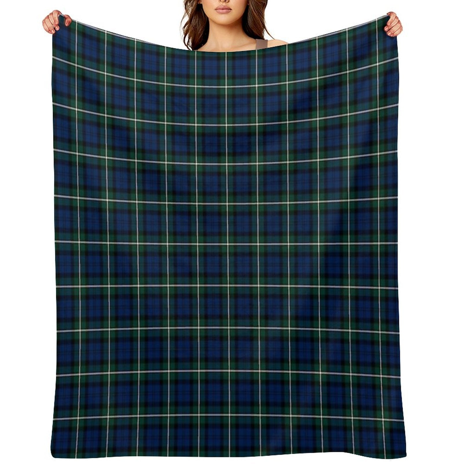 Clan Forbes Tartan Eco-conscious Throw Blanket