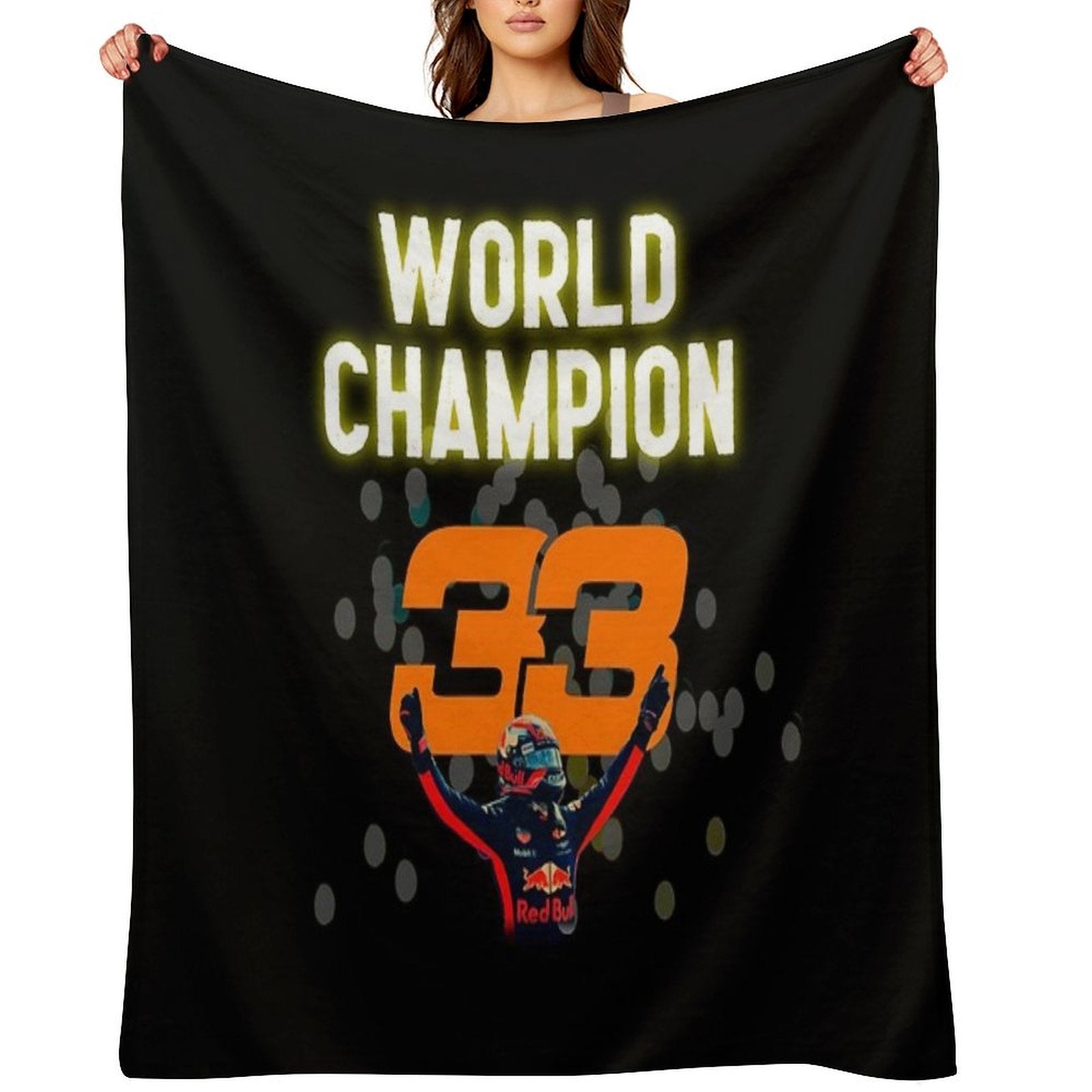 Verstappen Champion Eco-conscious Throw Blanket