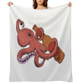 Beer Octopus Comfort Throw Blanket