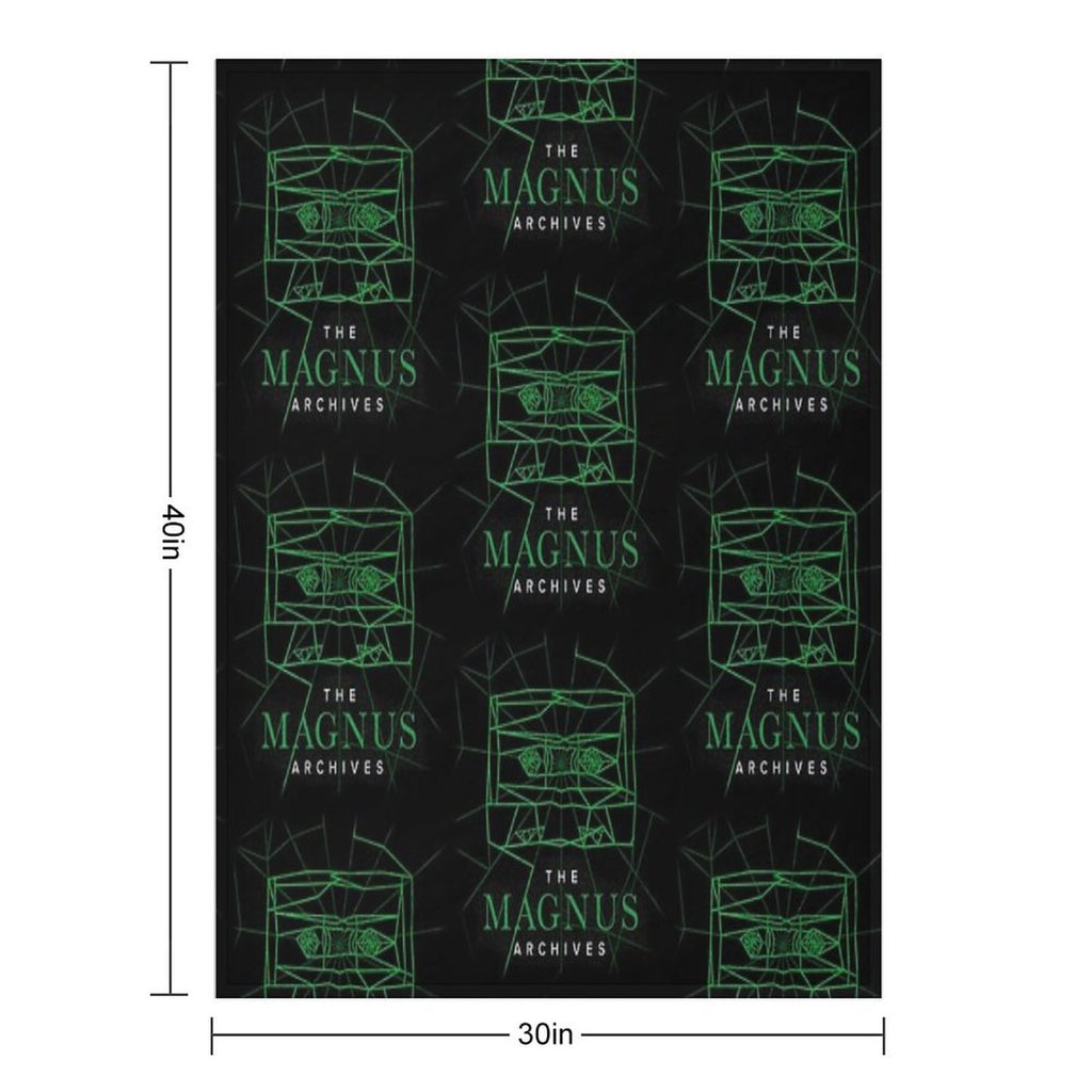 [Transparent] The Magnus Archives Logo (Season 5) Quick-dry Throw Blanket