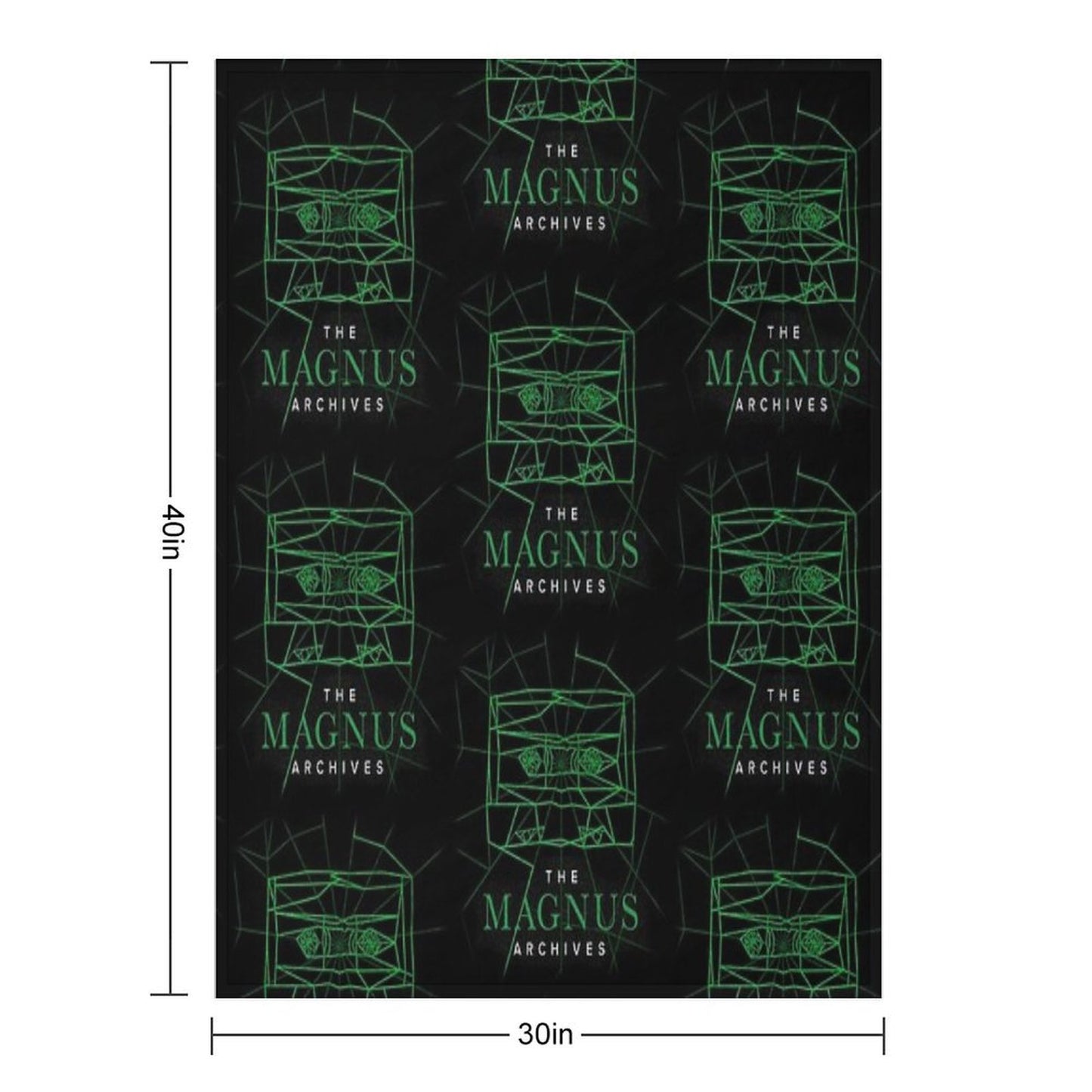 [Transparent] The Magnus Archives Logo (Season 5) Quick-dry Throw Blanket
