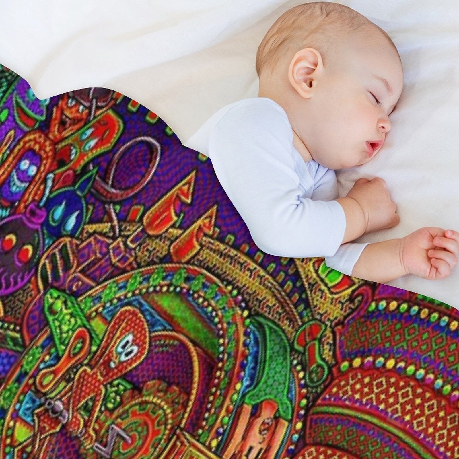 Carnival of The Abyss Travel-friendly Throw Blanket