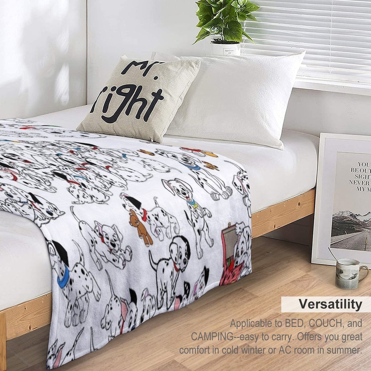 101 Dalmatians Quick-dry Throw Blanket