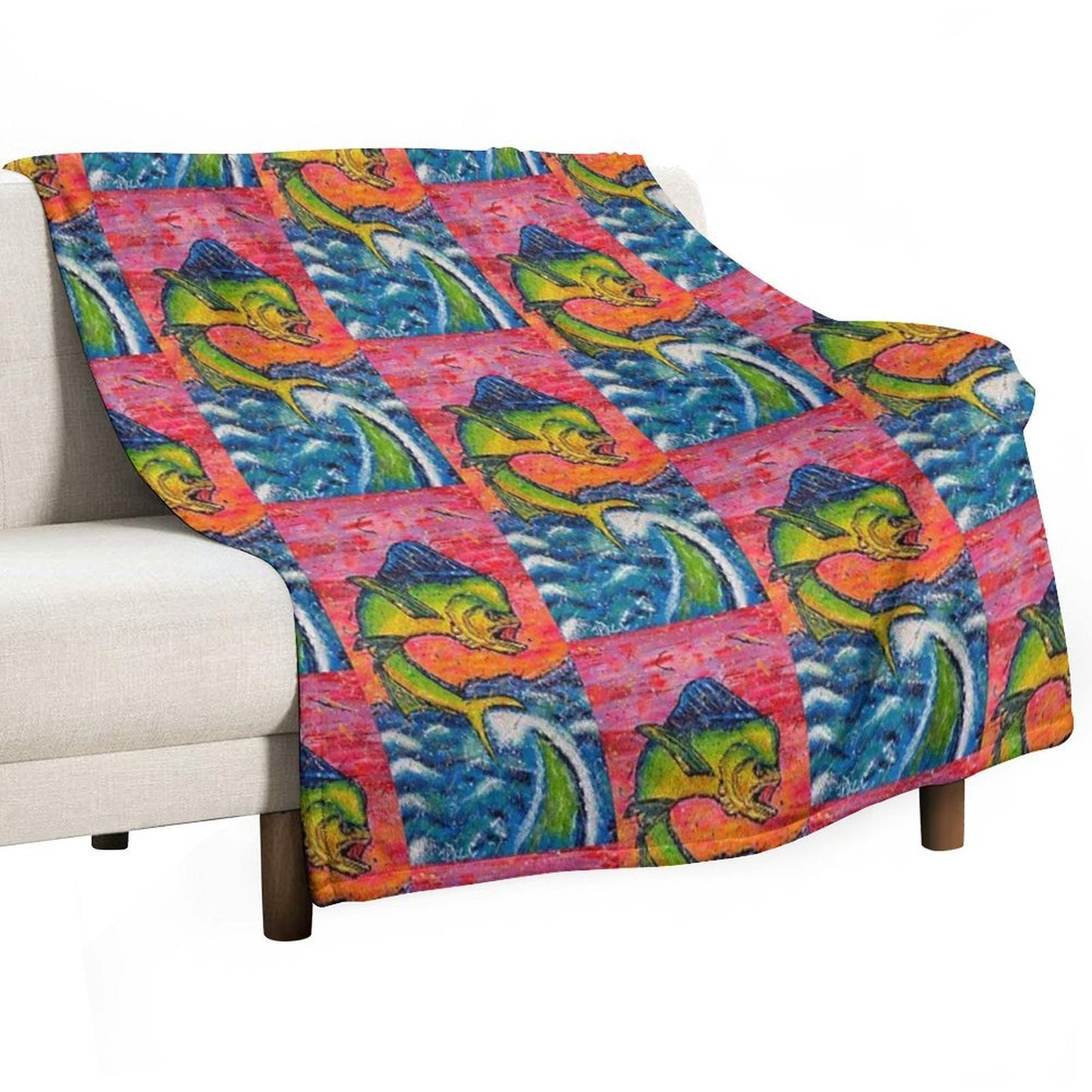 Free Mahi-mahi Comfort Throw Blanket
