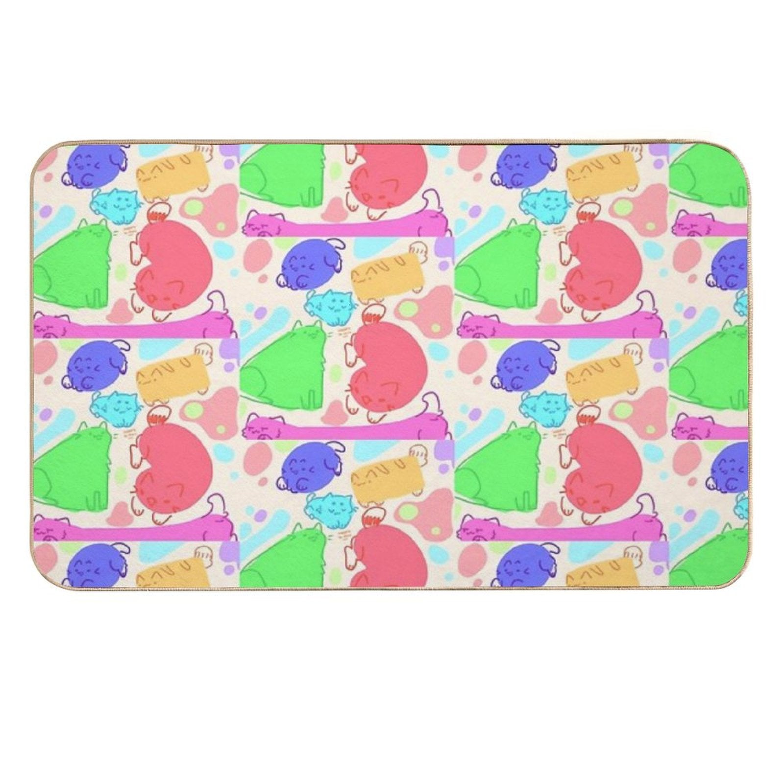 Crazy Cats  High-Traffic Bath Mat