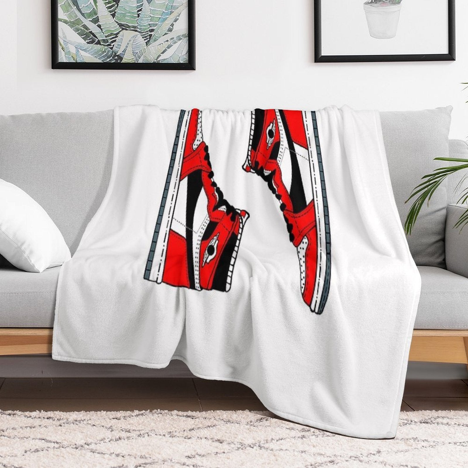 Sneakerhead Lightweight Throw Blanket