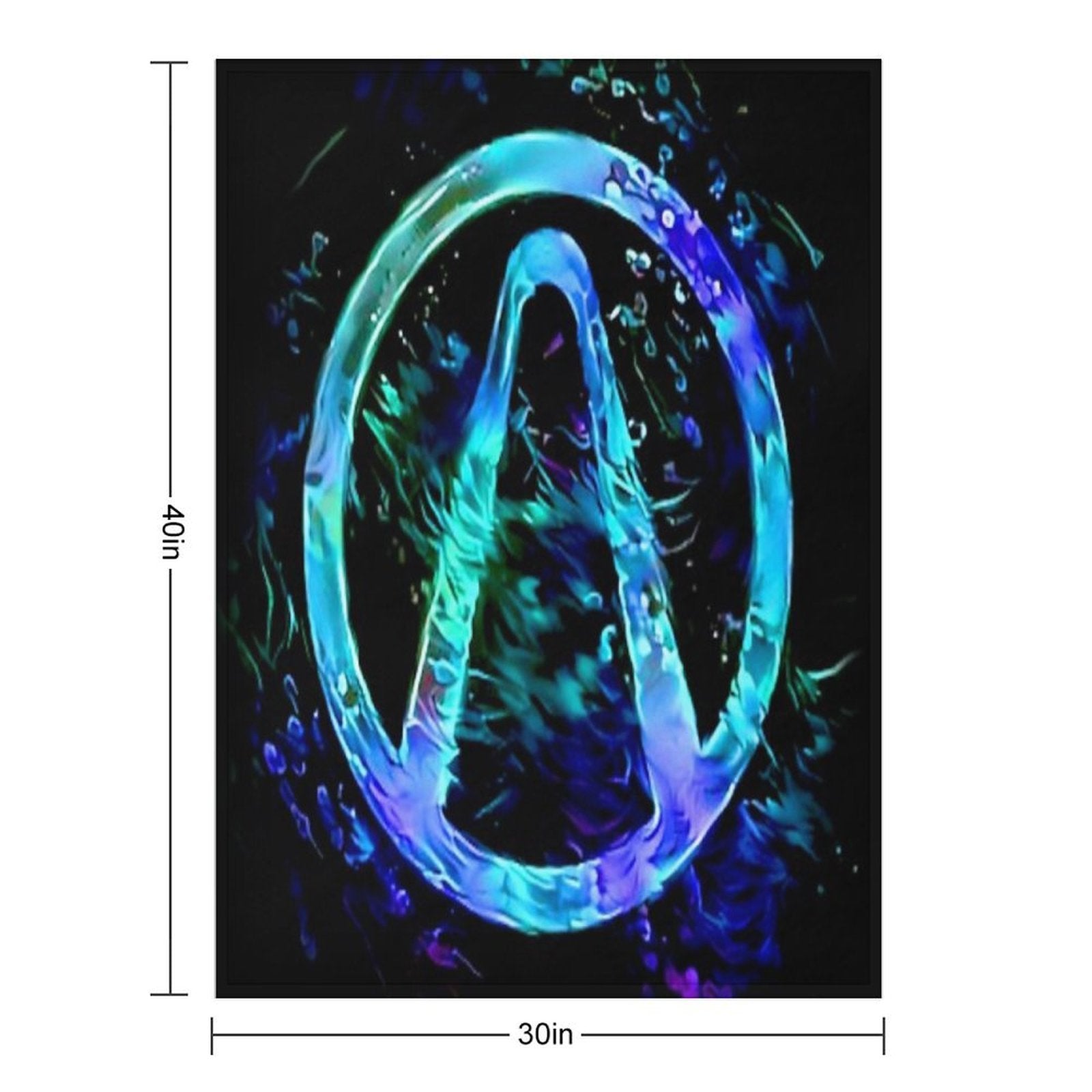 Black Light Vault Hunter Comfort Throw Blanket