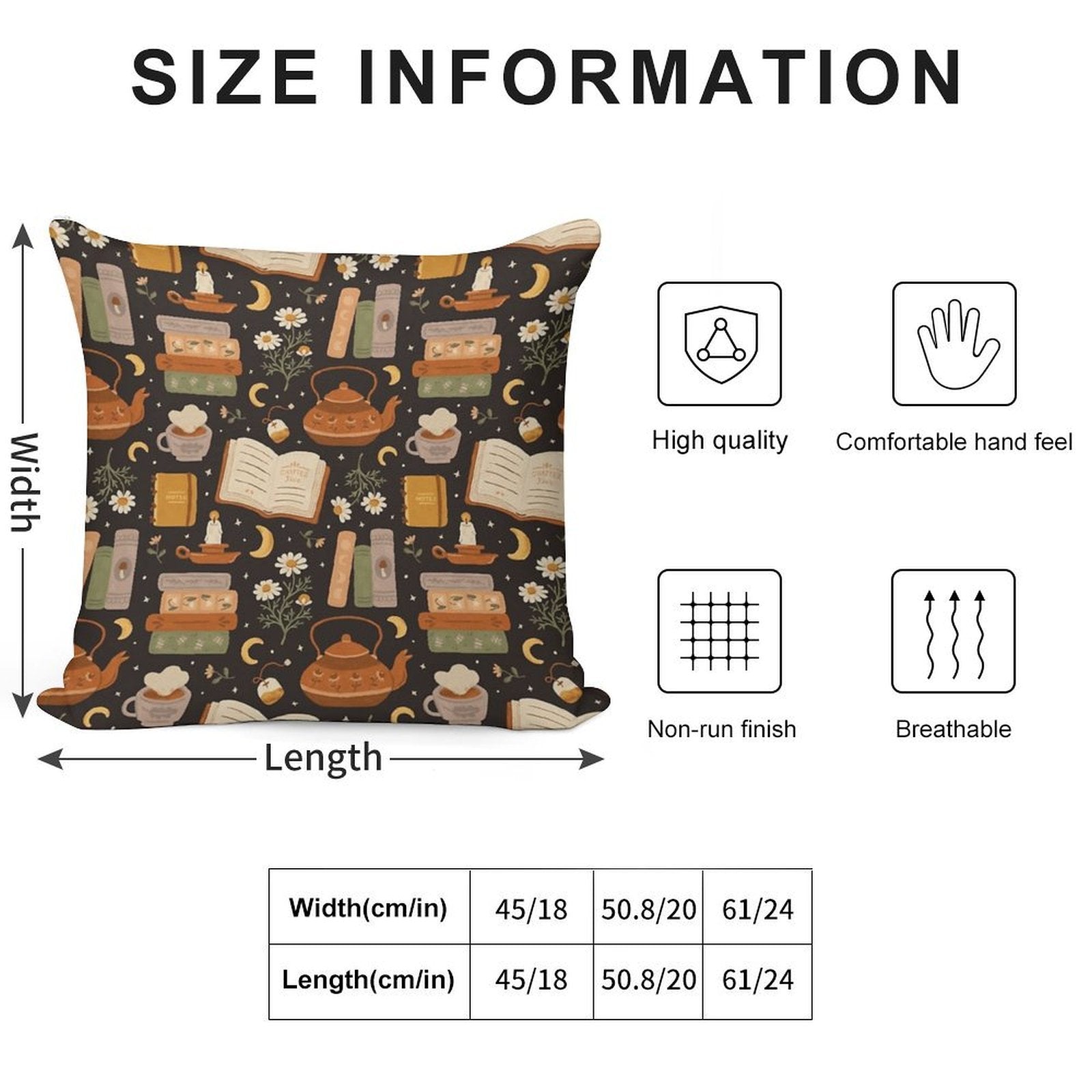 Sweet Bookish Dreams Soft Style Accent Throw Pillow
