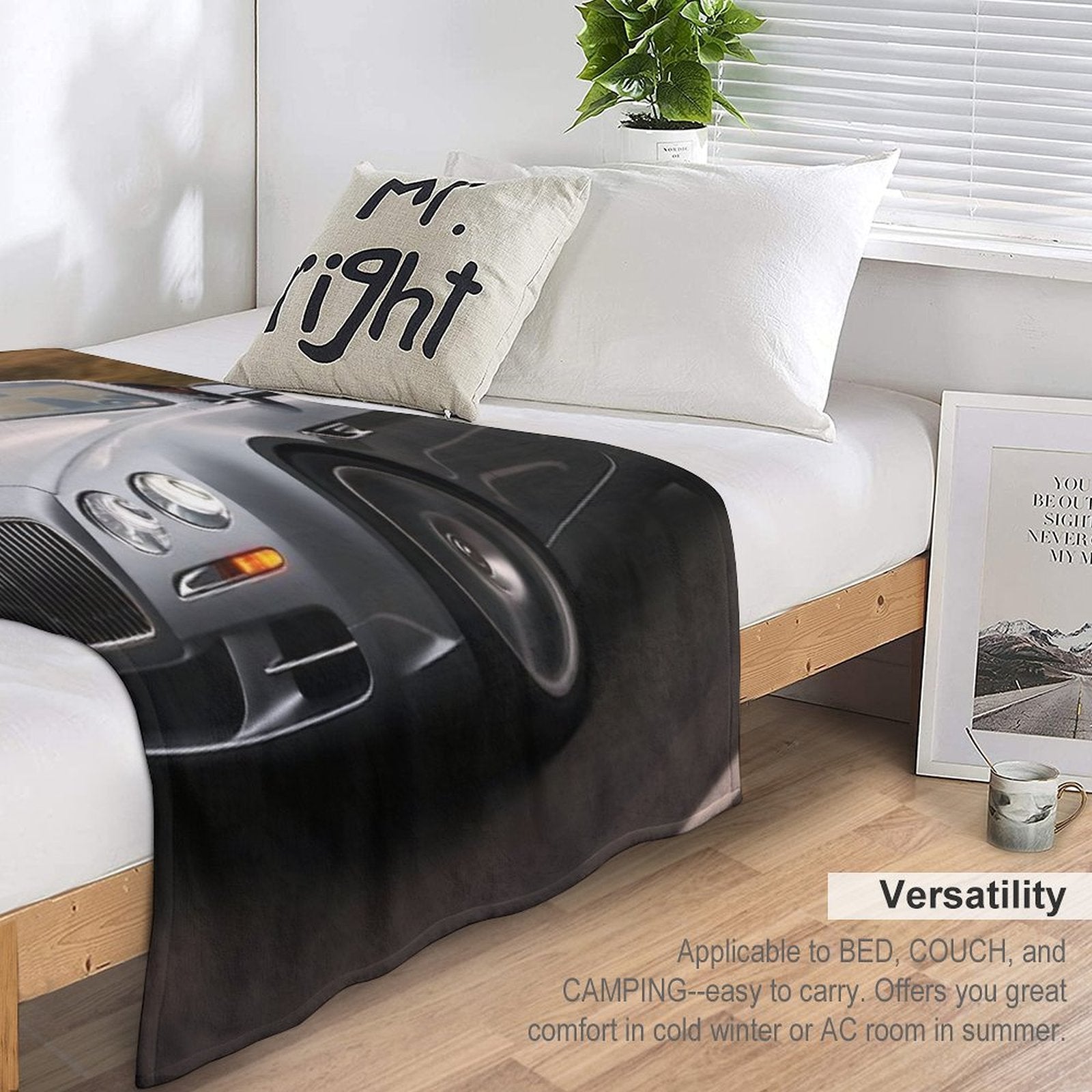 Cold Convertible Gift-ready Throw Blanket