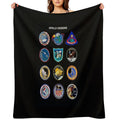 The Apollo Missions Nasa Astronomy Space Multi-functional Throw Blanket