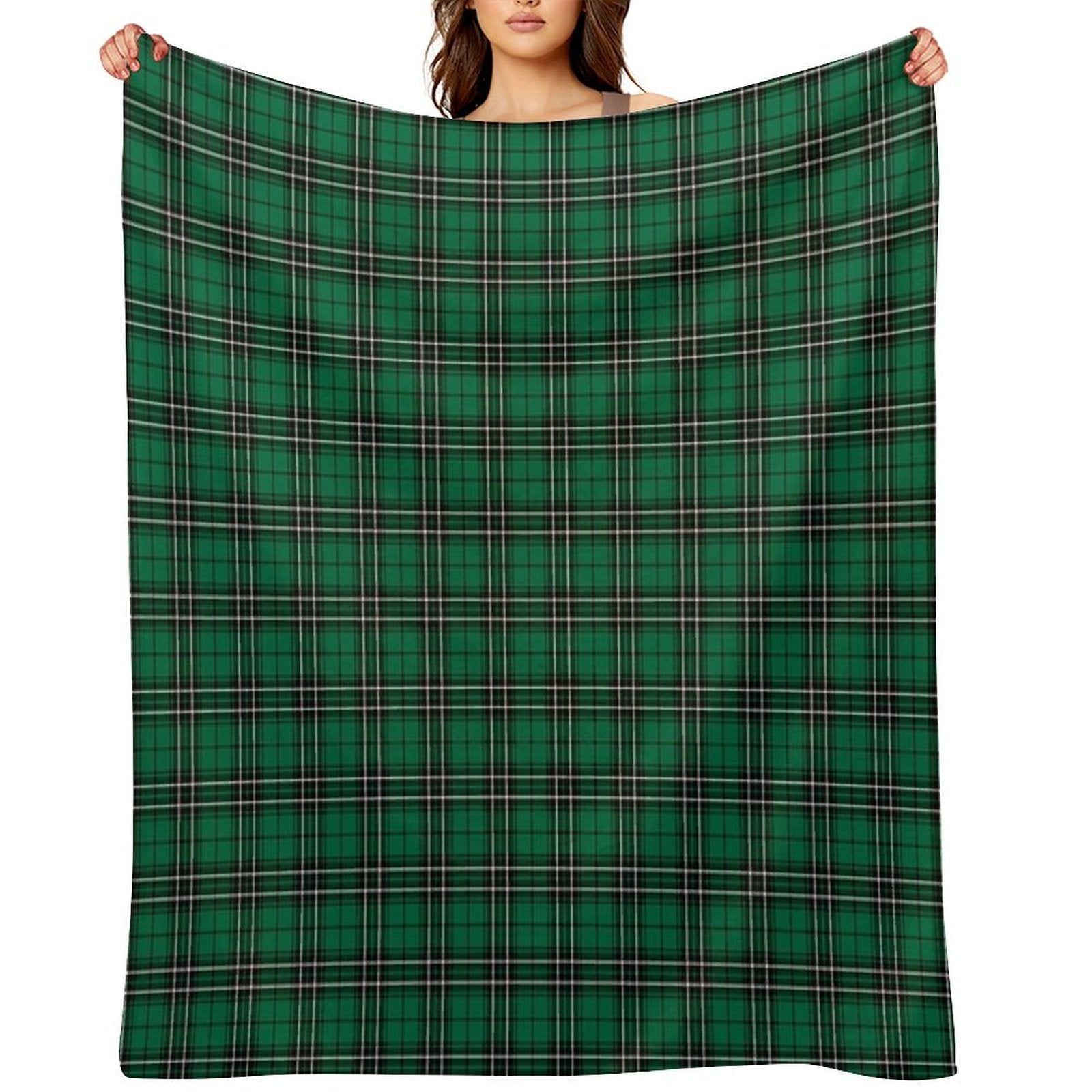 Clan MacLean Hunting Tartan All-season Throw Blanket