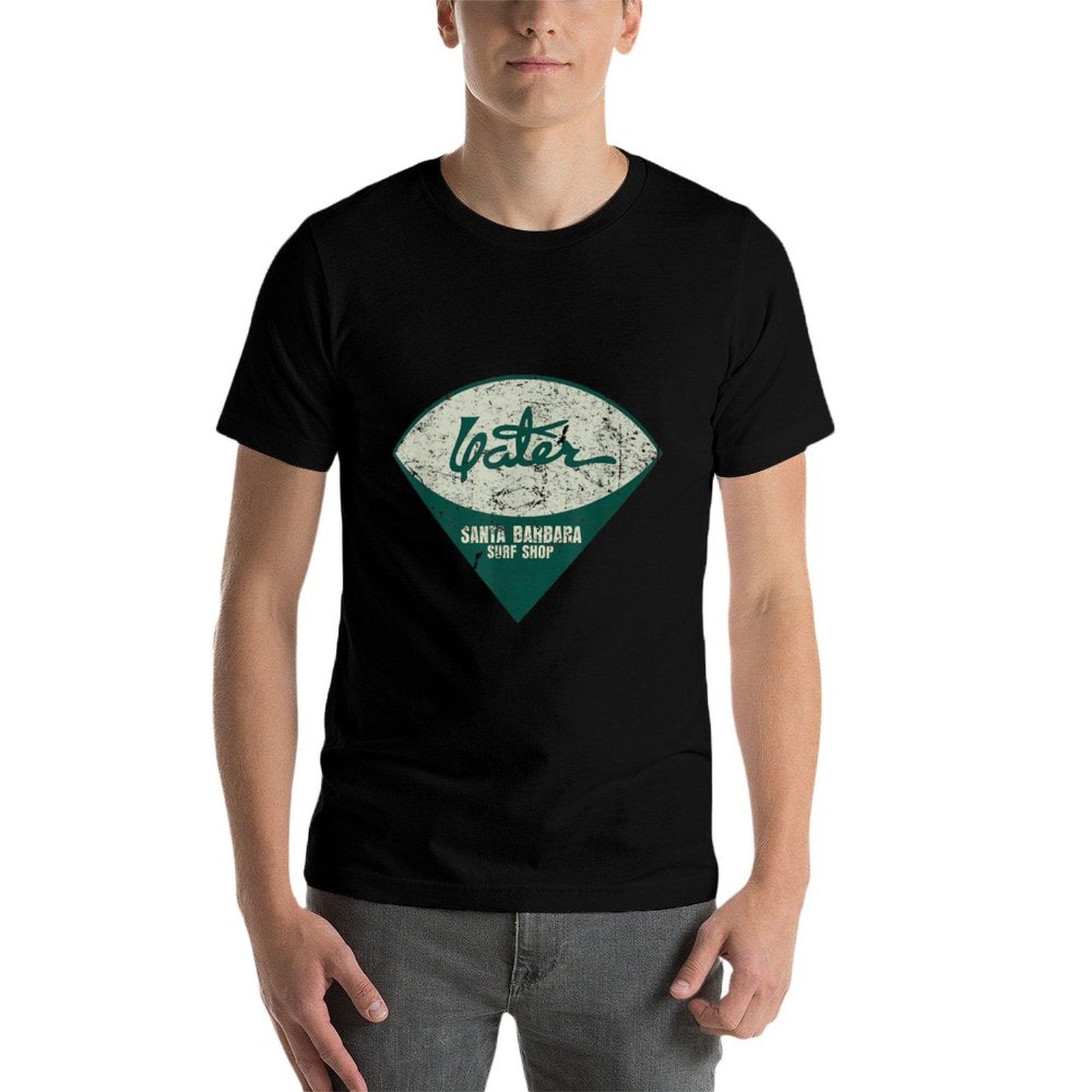 Vintage Yater Surf Surfboards Distressed Men And Women  Summer-ready Fabric T-Shirt