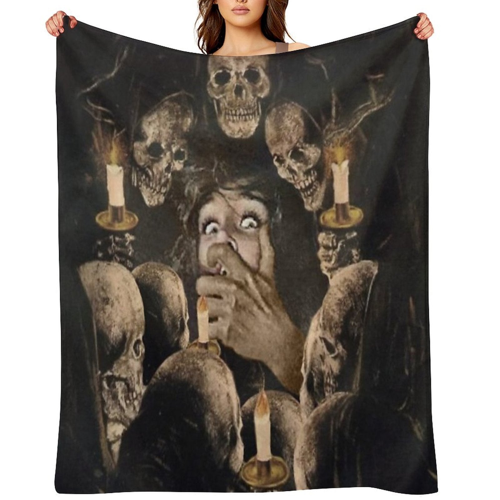 DARK VIGIL⠀ Gift-ready Throw Blanket