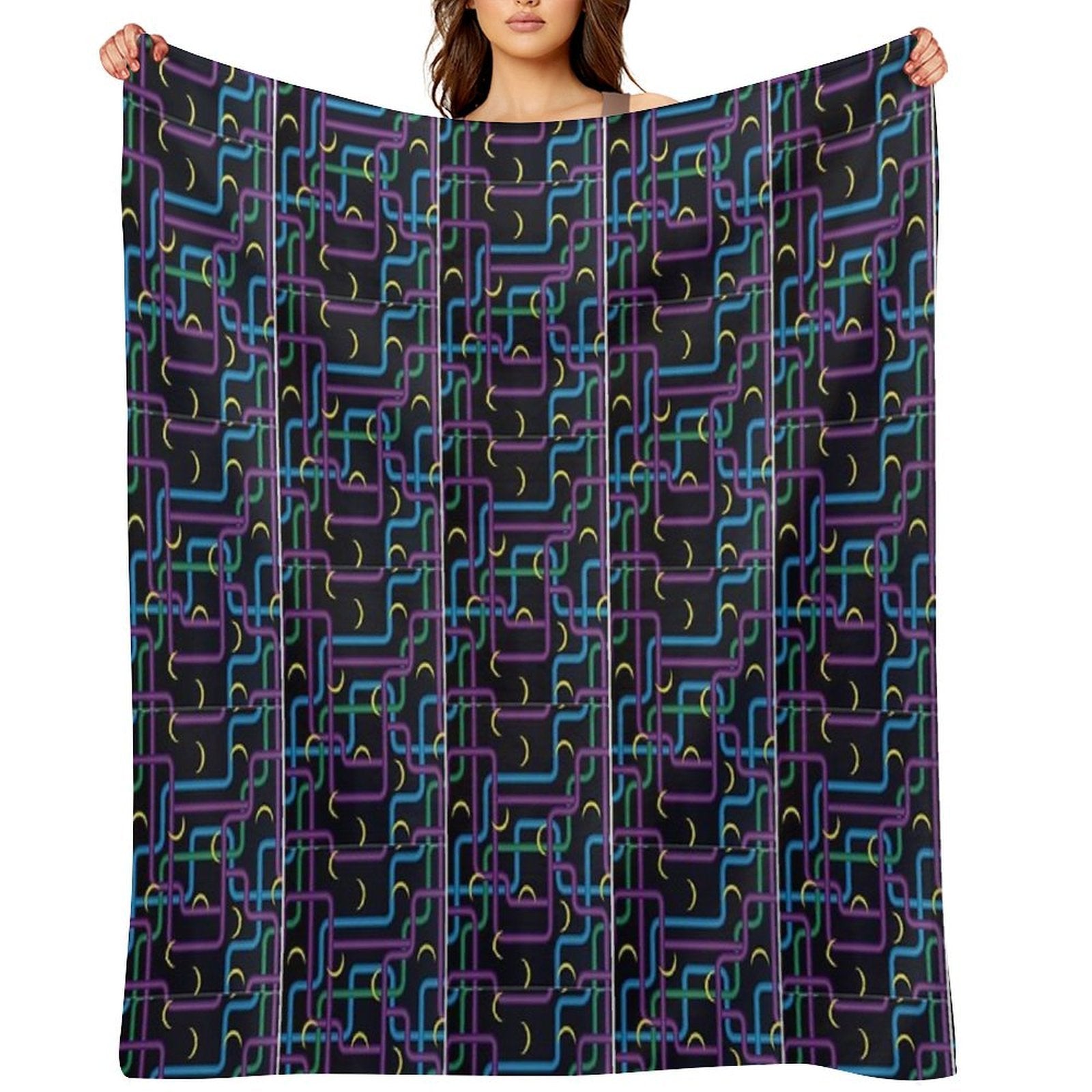 Dan Flashes All-season Throw Blanket