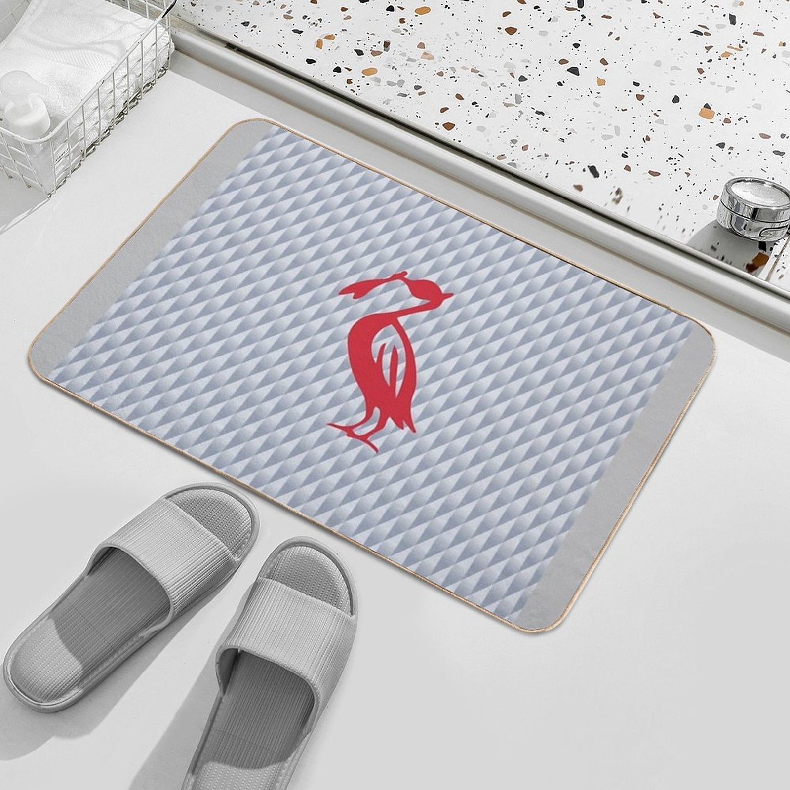 Retro Liverpool  Absorbent Bath Mat
