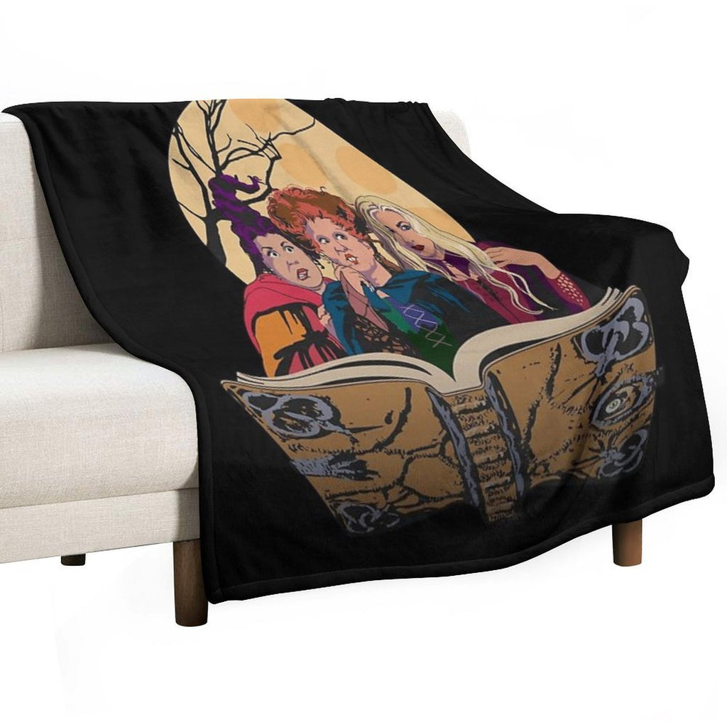 Hocus Pocus Sanderson Sisters Premium Throw Blanket