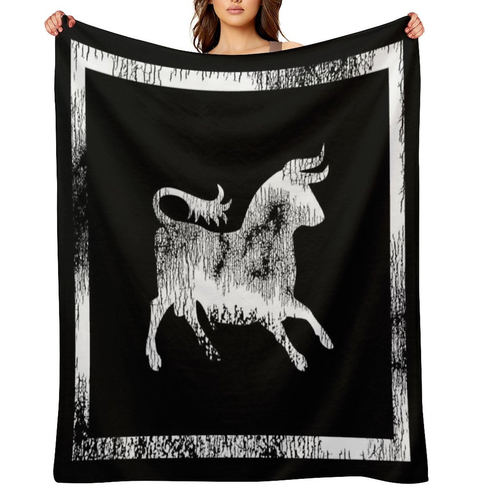 Caesar's Legion Logo (WornWhite) Multi-functional Throw Blanket