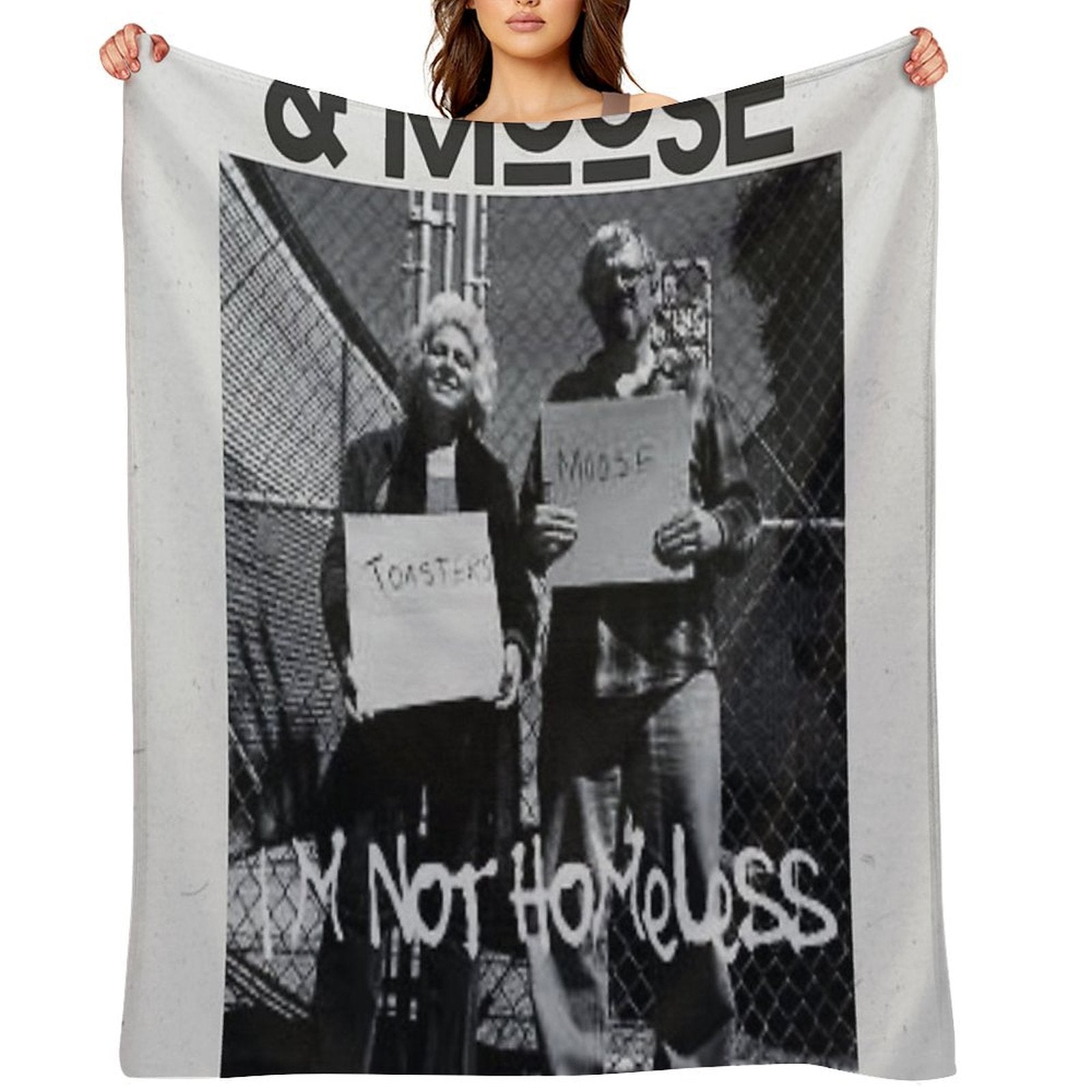 Toasters And Moose Taste The Biscuit Comfort Throw Blanket